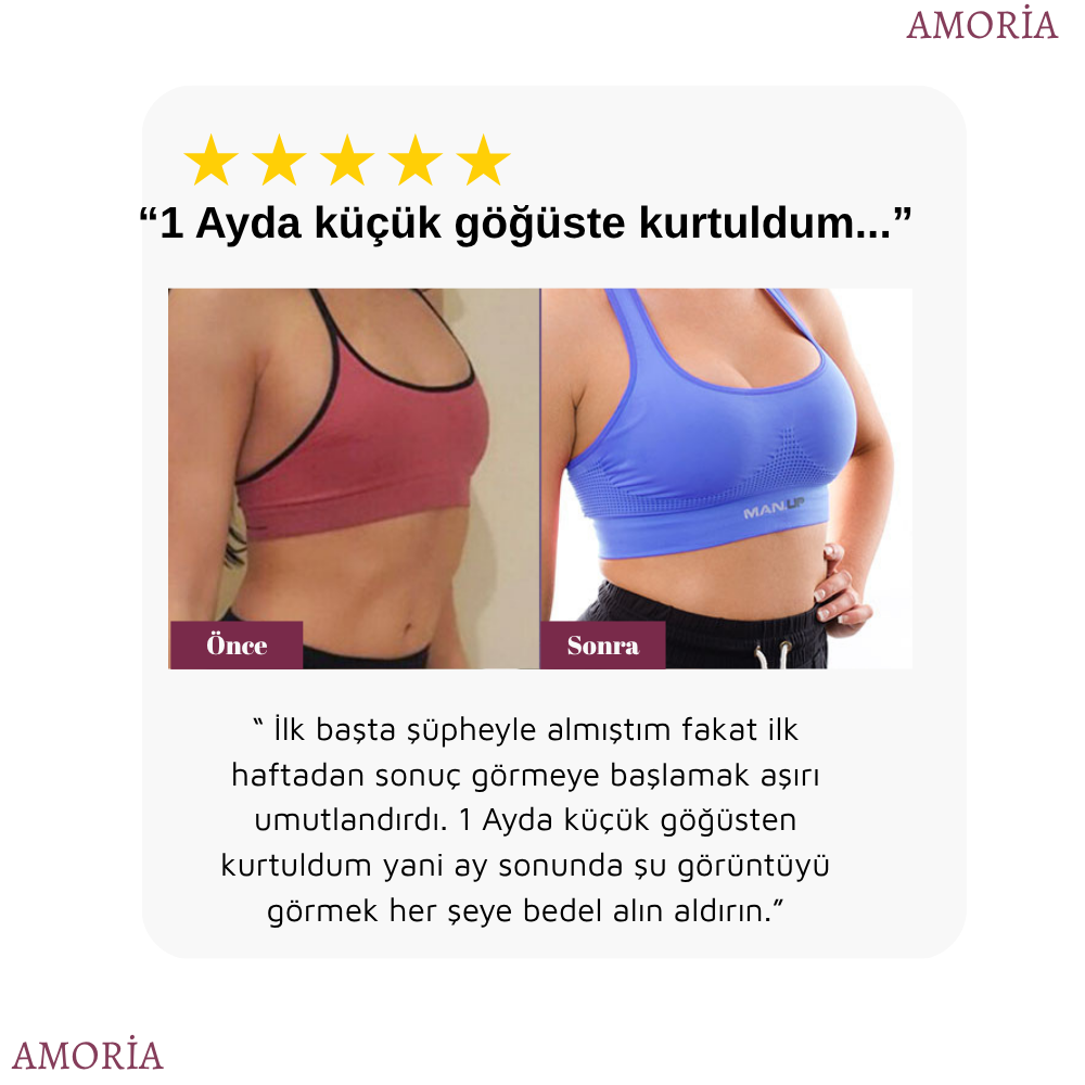 Amoria Gold Göğüs Kolajen Maskesi